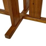 Vintage Design Pine Dining Table, Oval Table from the 1970s