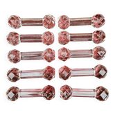 Antique faceted glass knife rest
