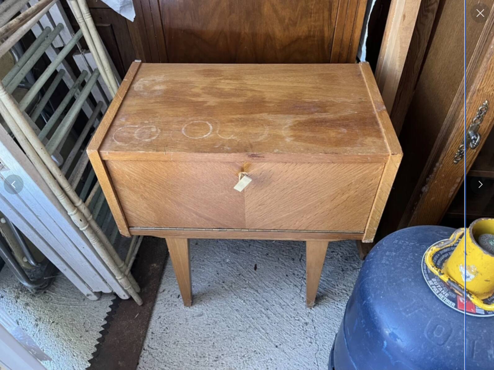 Scandinavian bedside table