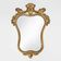 20th Century Belgian Baroque Mirror in Gilded Wood, 1950s