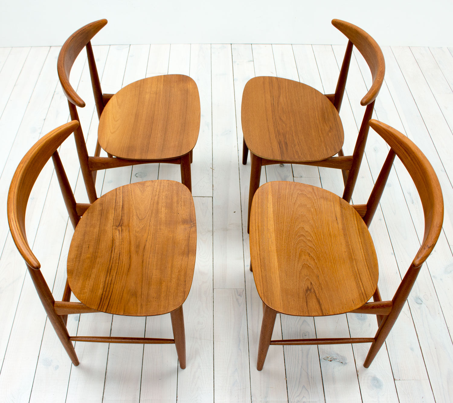 Danish Teak Dining Chairs by Mogens Kold, 1960s