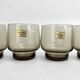 Ensemble de 6 verres transparents fumés LUMINARC • Neuf • Vintage 70s • 2 lots disponibles