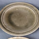 Series of 6 flat plates, blanot stoneware