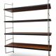 Vintage wall shelf, Scandinavian design, 70s-80s.