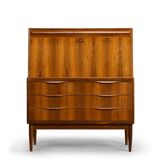 Danish Design Rosewood Secretaire by Erling Torvits for Klim Mobelfabrik, 1960s