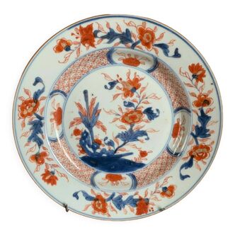 Imari Chinese porcelain plate, 19th century