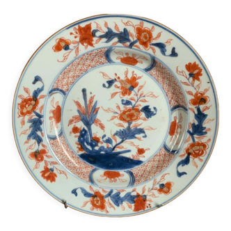 Assiette en porcelaine de Chine Imari, 19ème siècle