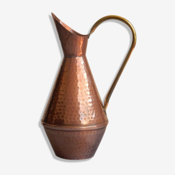 Copper ewer made in France