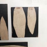 Triptych small abstract paintings