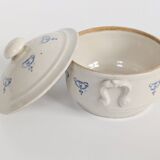 Set of 2 vintage ceramic terrines from Saint-Uze, Art Deco.