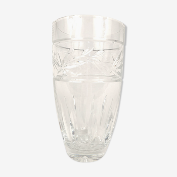 Vase cristal taillé