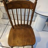Ensemble de 4 chaises rustiques chêne