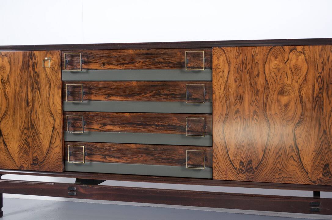 Italian enfilade rio rosewood 1960s
