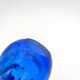 Vase Jan Beránek Chribska Art Glass Blue 27cm 1.68kg Mid-Century