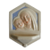 ancient holy water font Desvres Fourmaintraux earthenware