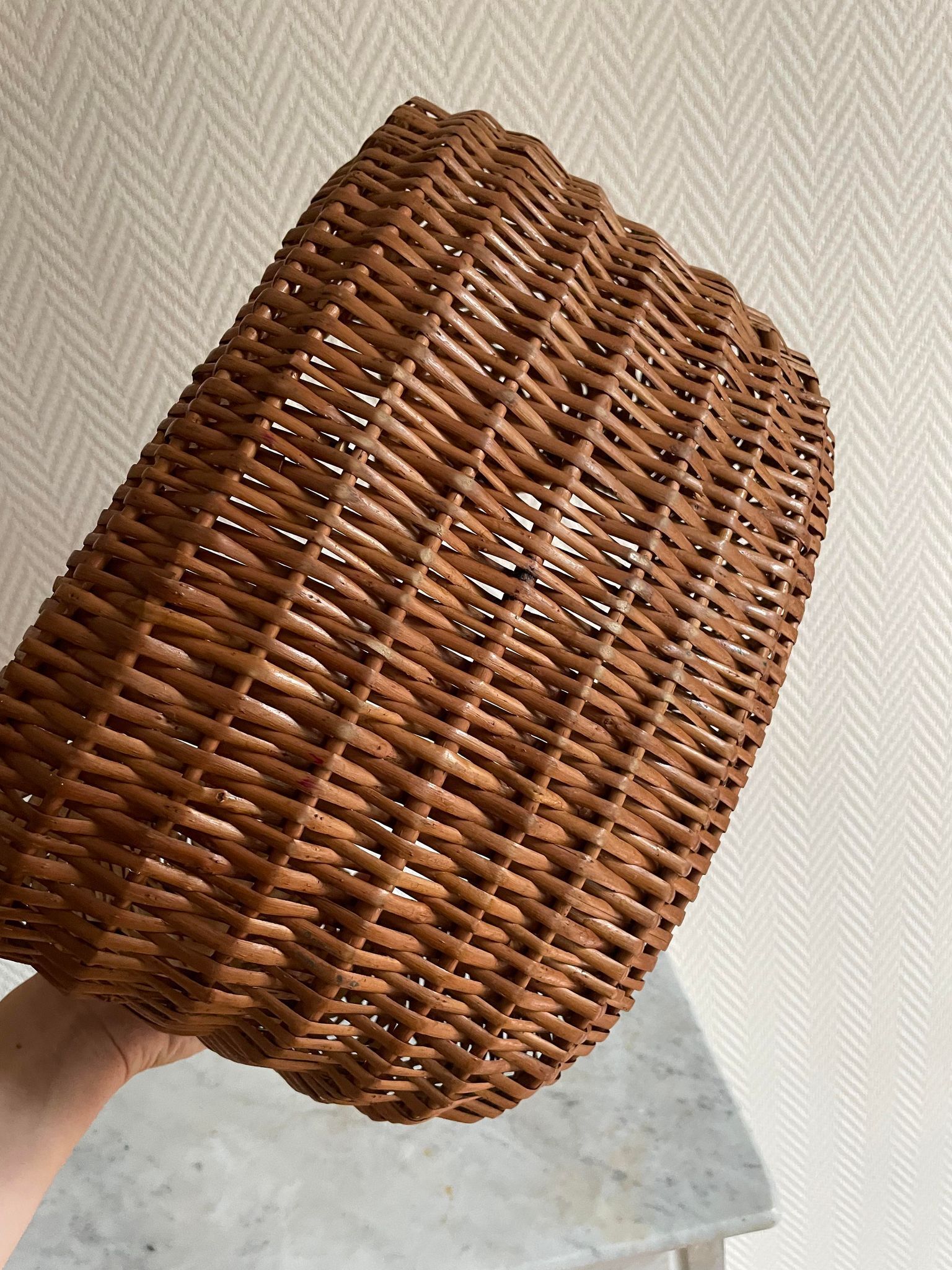 Panier osier gondole