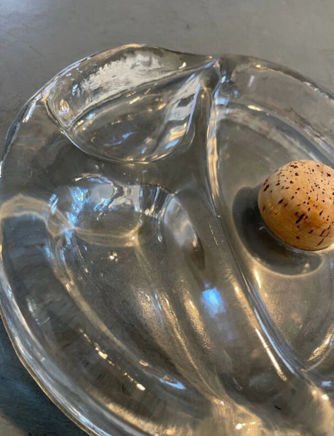 Pipe ashtray Georgshütte Glass Design