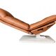Vintage Lounge Chair & Ottoman "Origlia" – Tawny Leather & Pirelli Straps
