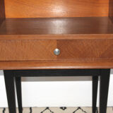 Vintage wooden bedside table