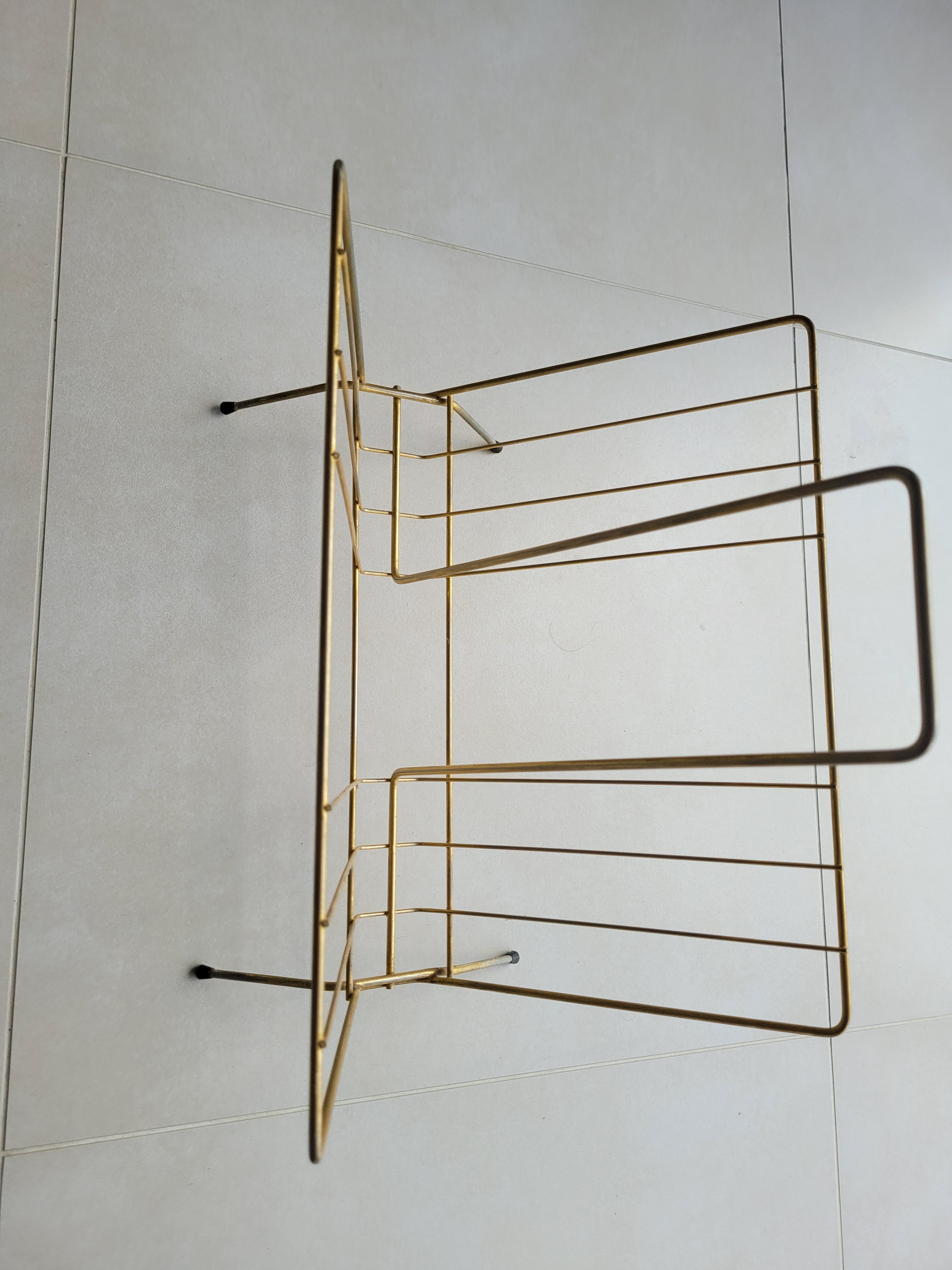 Brass magazine holder