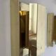 Pair of vintage wall lights, solid brass, Borens 1960