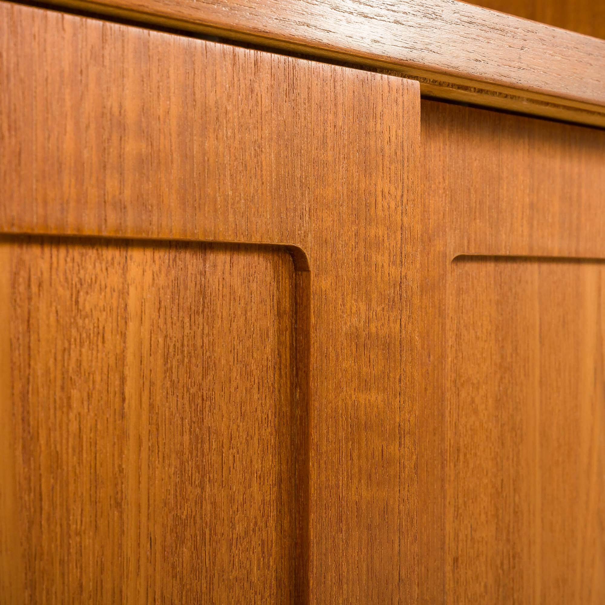 Danish mid century modular bookcase in teak by Poul Hundevad , Denmark