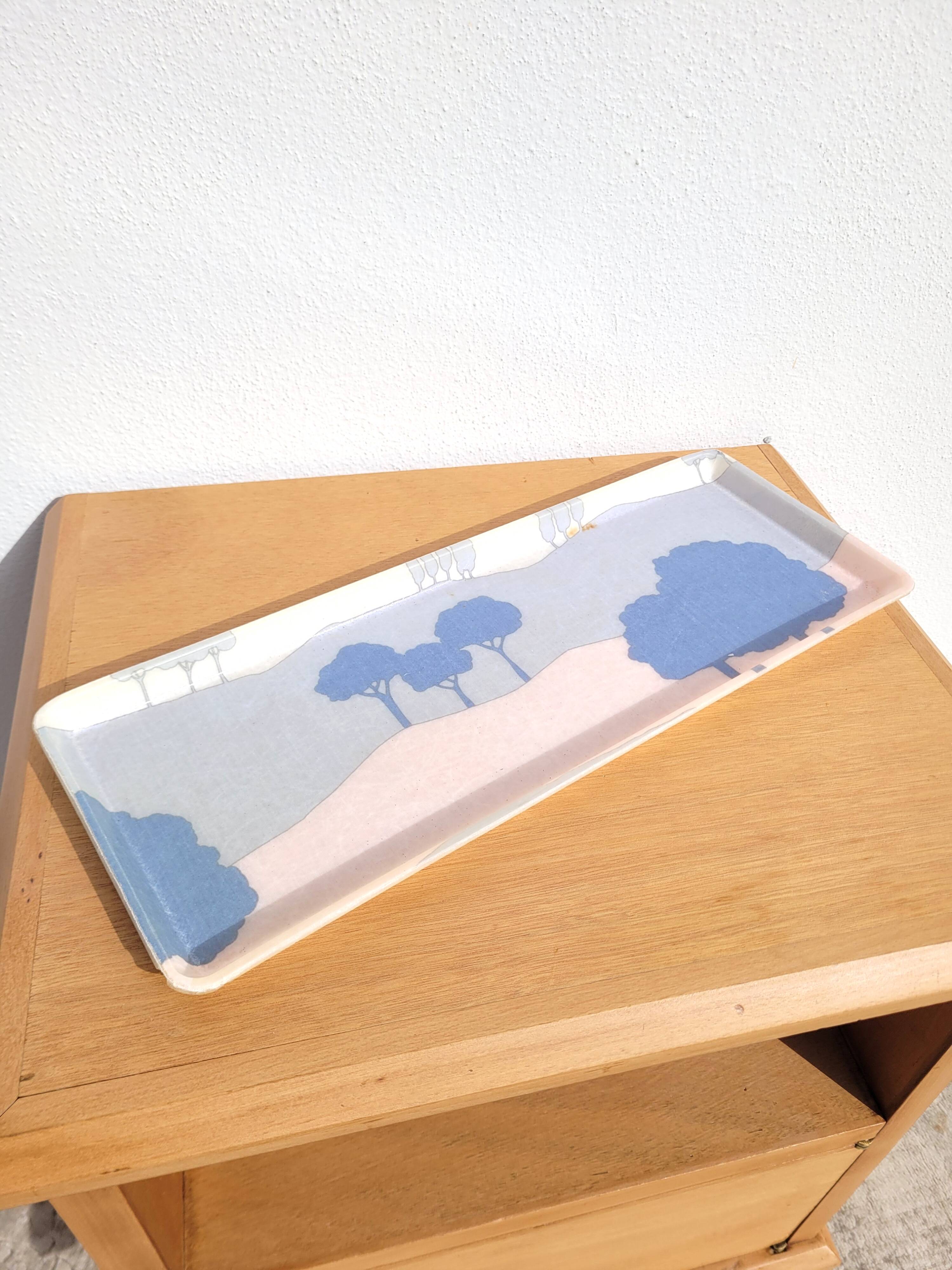 Alpac Pastel Fiberglass Tray 1980