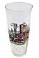 1950s Decorated glass equestrian sports steeplechase horse racing
