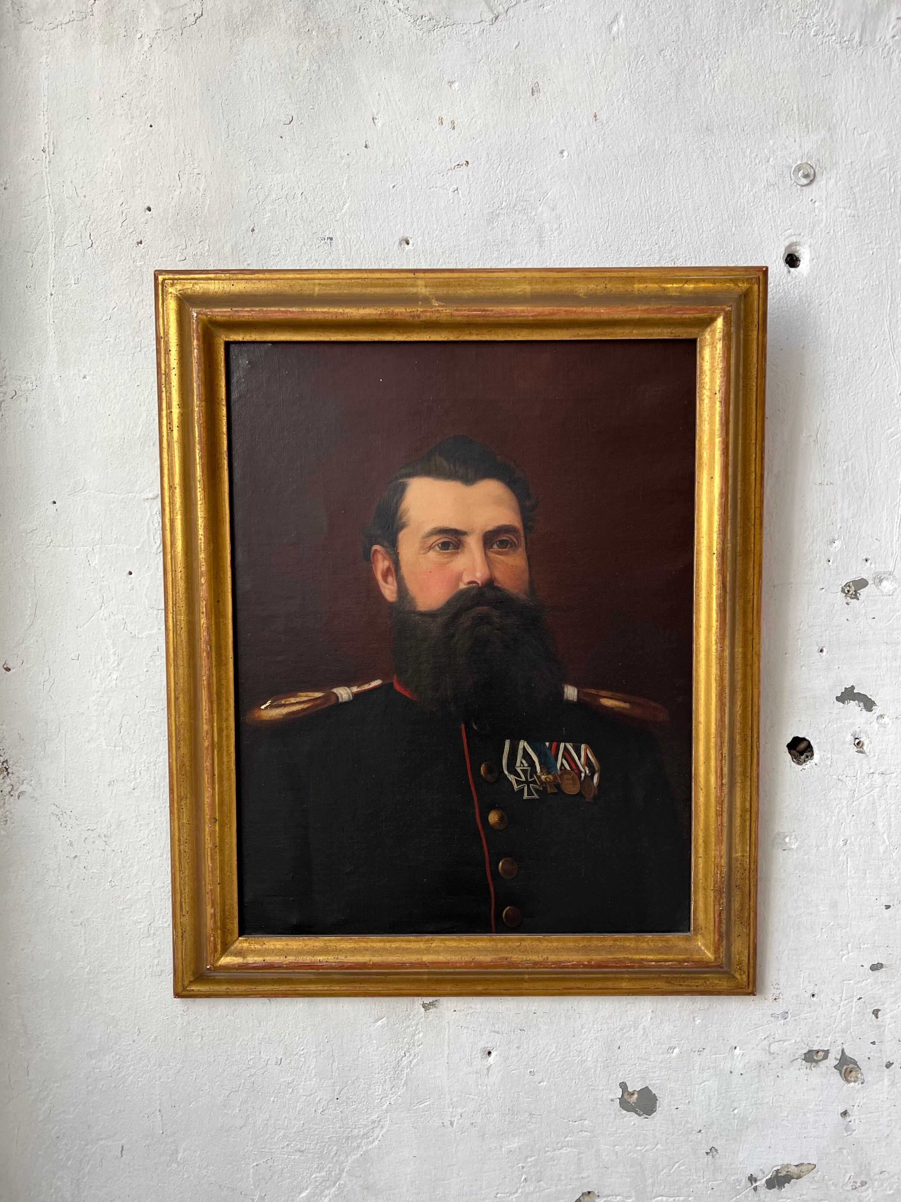Portrait of an officer from 1883