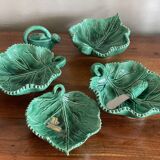 Leaf-shaped aperitif service