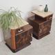 Pair of bedside tables by Jindrich Halabala for Up Zavody art deco 1950