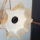 Vintage glass portable lamp