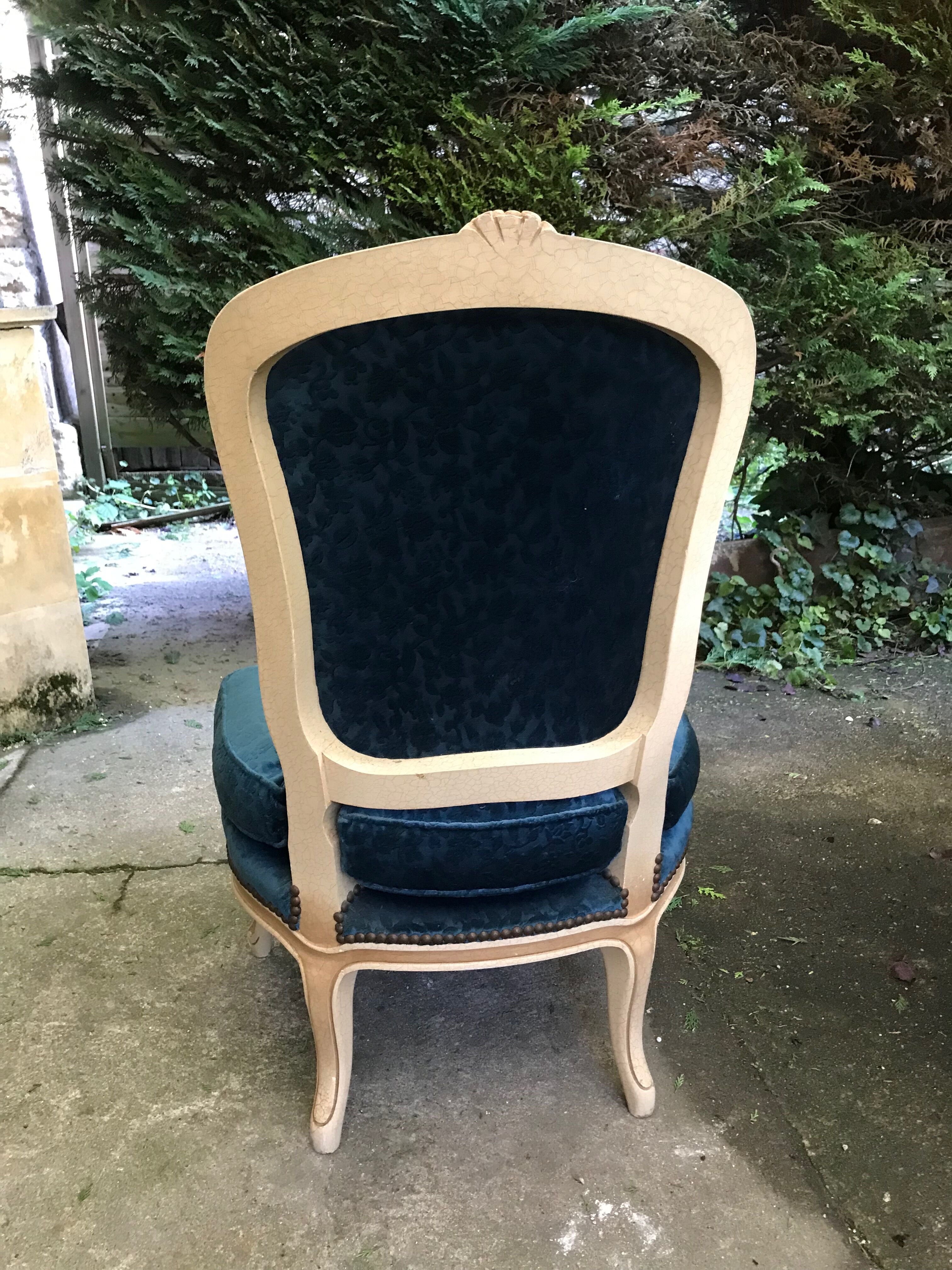 Chauffeuse Louis XV
