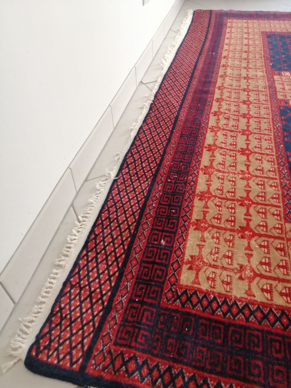 Vintage pakistan bukhara carpet  220x300cm