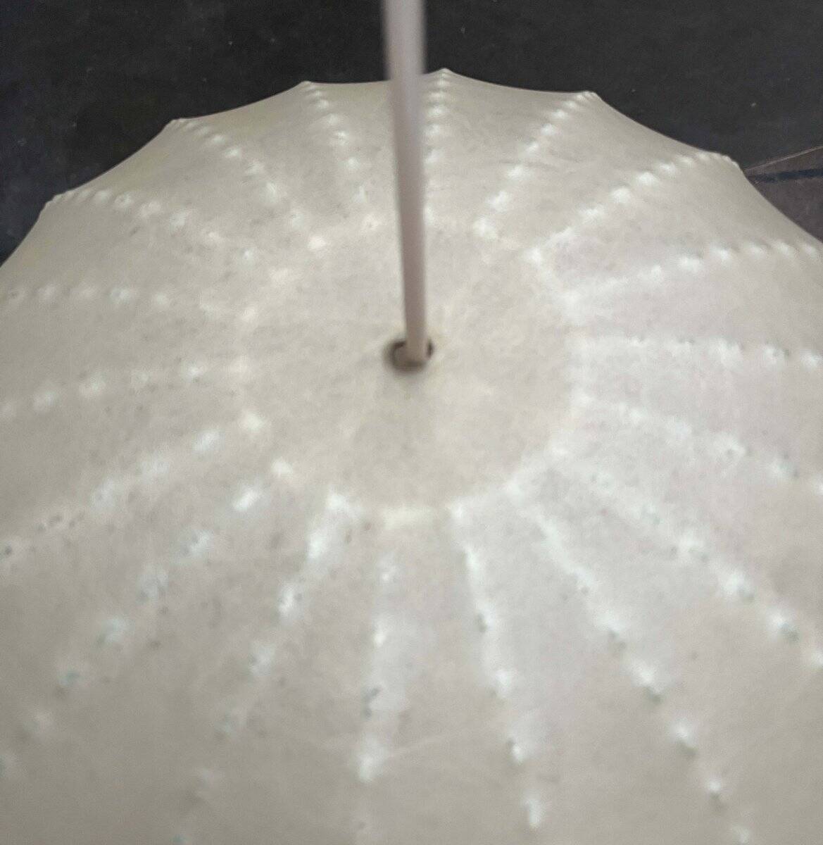 Modern mid-century Cocoon pendant lamp by Friedel Wauer for Goldkant Leuchten, Germany, 1960s.