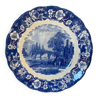 Large English plate