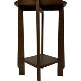 Art Deco plant table side table Oak 1950s