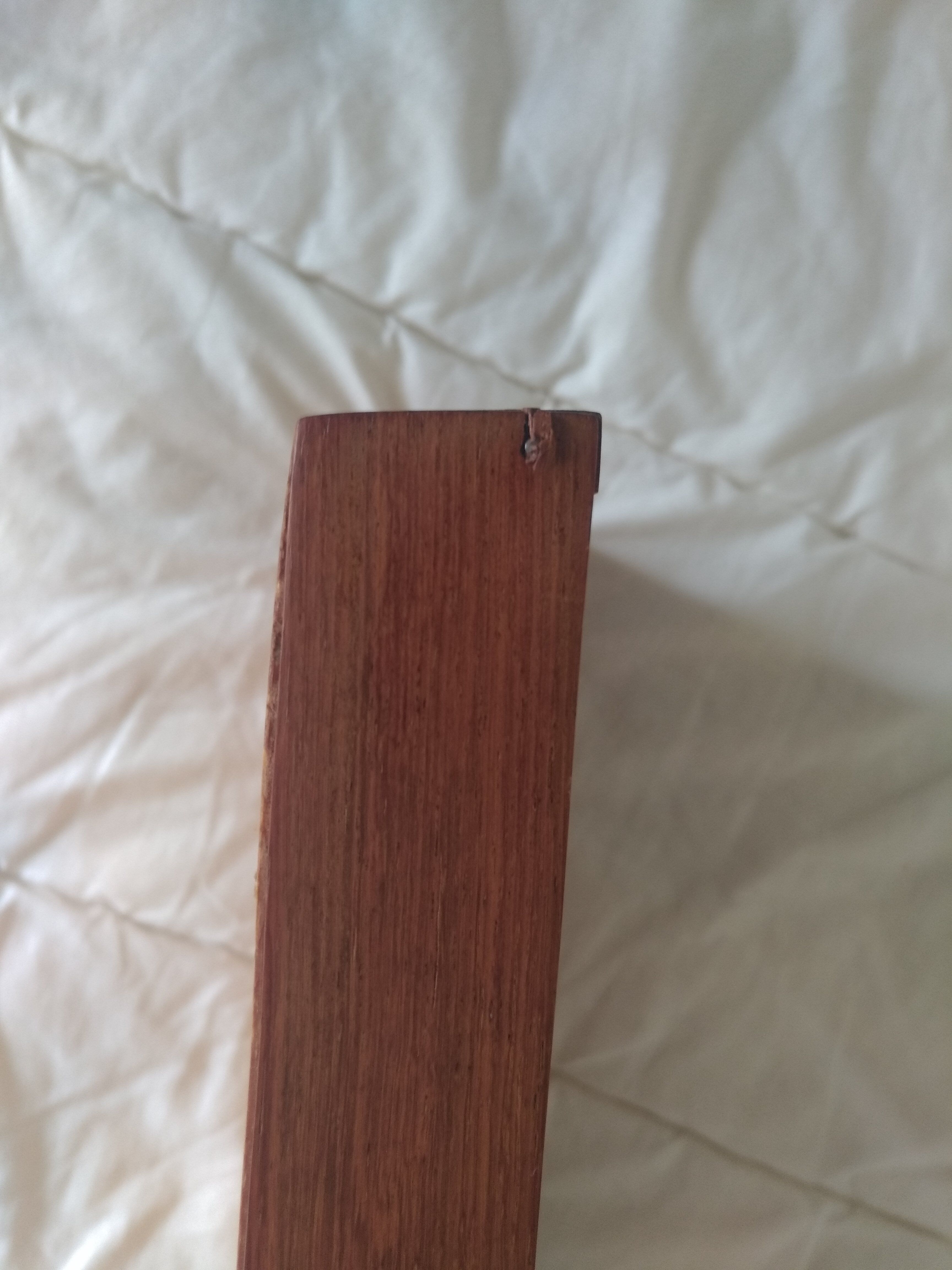 Old vintage marquetry wooden tray