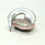 Contemporary Leather Loveseat Sofa by Frédéric Amat for Poltromec Italia 19