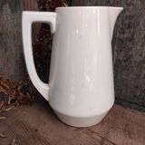 Vintage French white porcelain jug