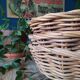 Vintage woven wicker basket
