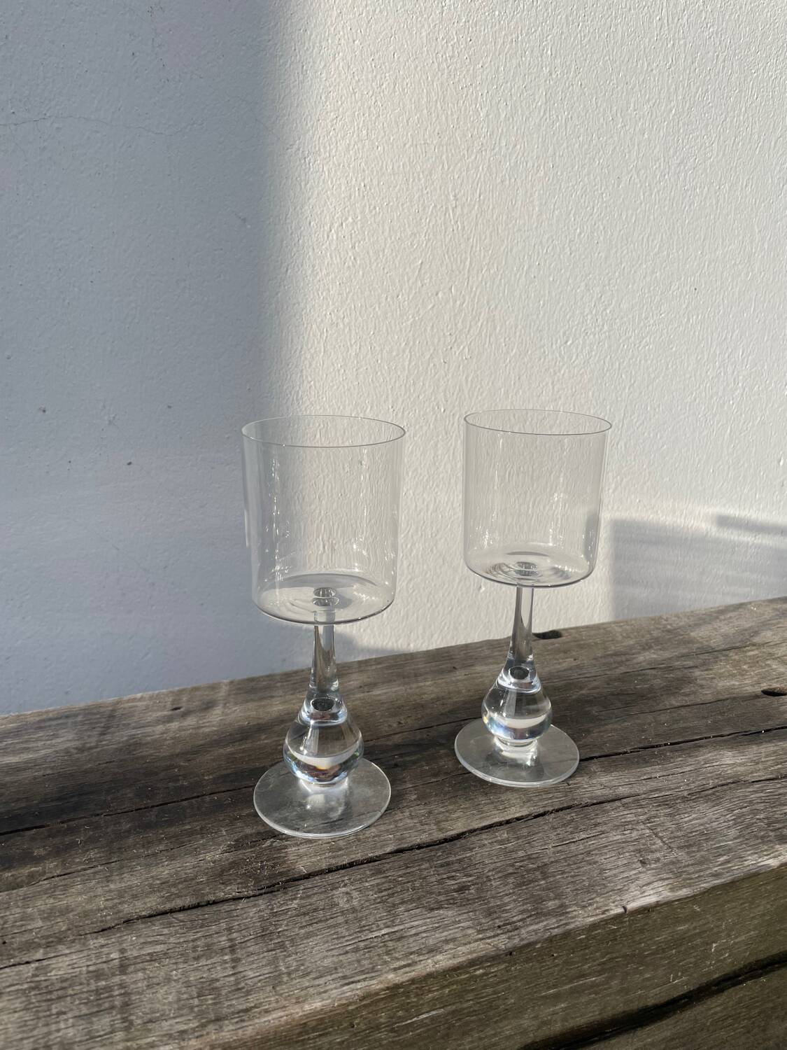 Verres à pied en cristal Baccarat