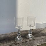Verres à pied en cristal Baccarat