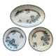 Lot Terre de Fer Anémones Clairefontaine LG –2 Assiettes et 1 Plat Ovale