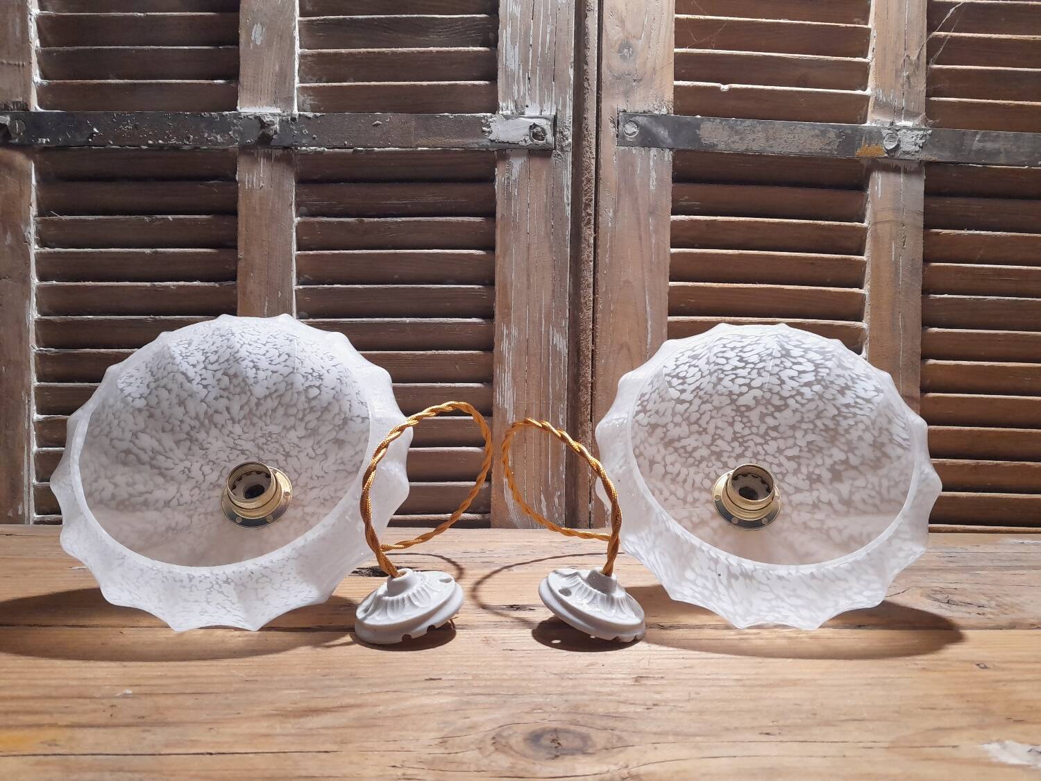 Clichy glass pendant lights