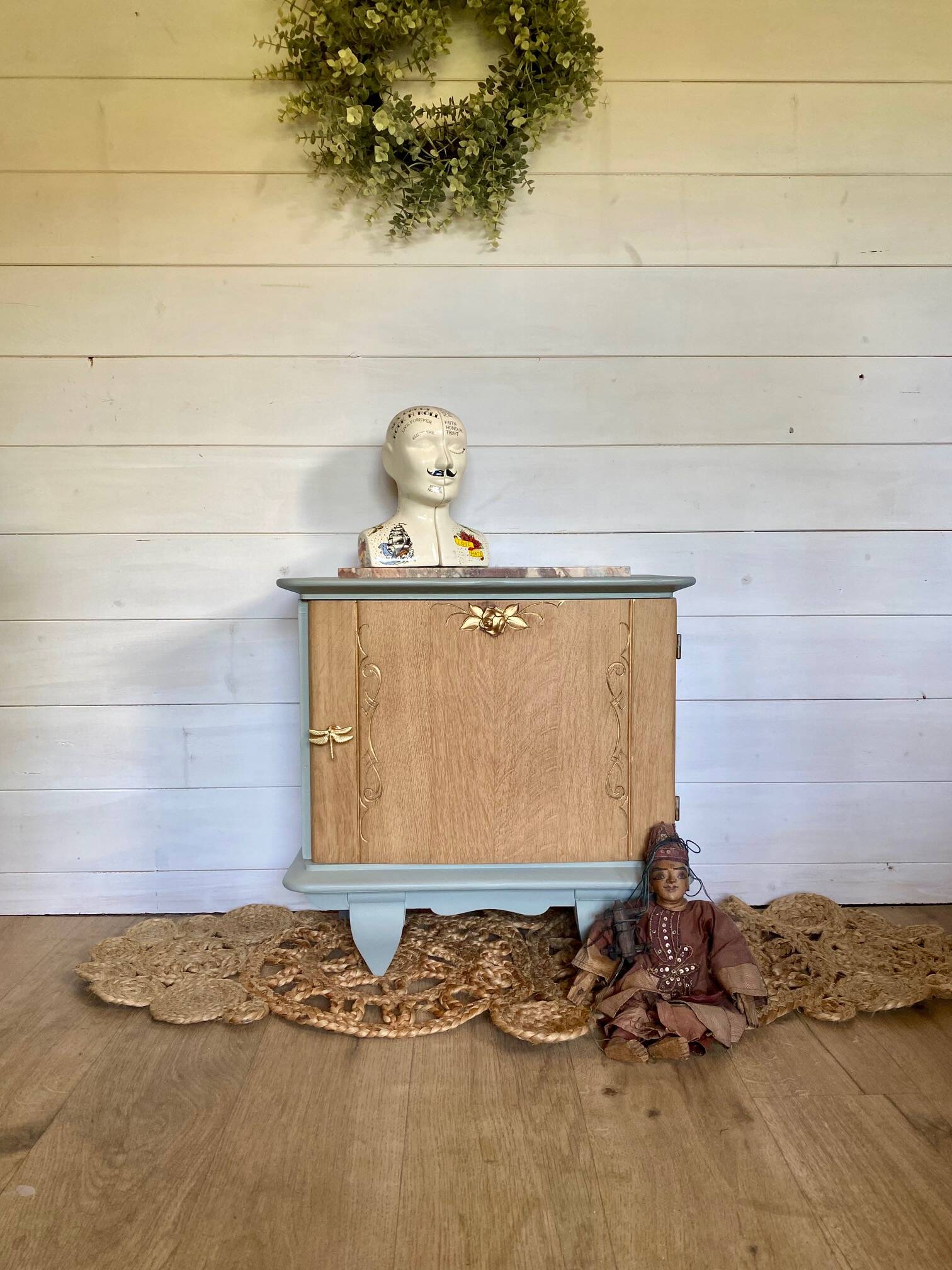 Revamped Art Deco bedside table