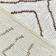 7x10 Off White & Brown Super Soft Moroccan Kilim Rug, 203x300Cm