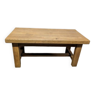 Solid oak coffee table