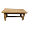 Solid oak coffee table