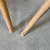 Série de 4 chaises de montagne en bois brut